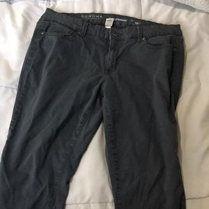 New Sonoma Slim Straight Skinny Jeans (Size US 14)